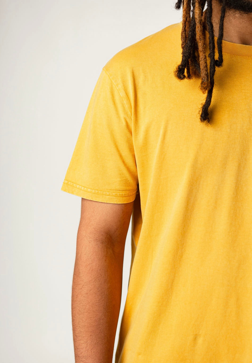 t-shirt creator vintage dyed ochre