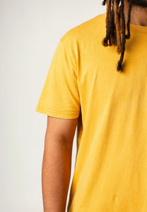 unisex t-shirt creator vintage dyed ochre