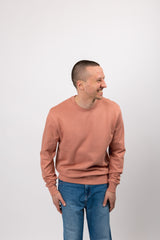 classic organic crew neck tabasco red