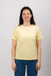 classic organic women's tee butter yellow