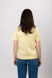 classic organic women's tee butter yellow