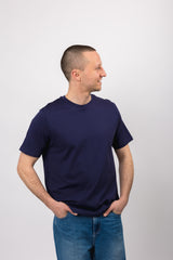 classic organic tee patriot blue
