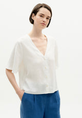 hemp libelula blouse white