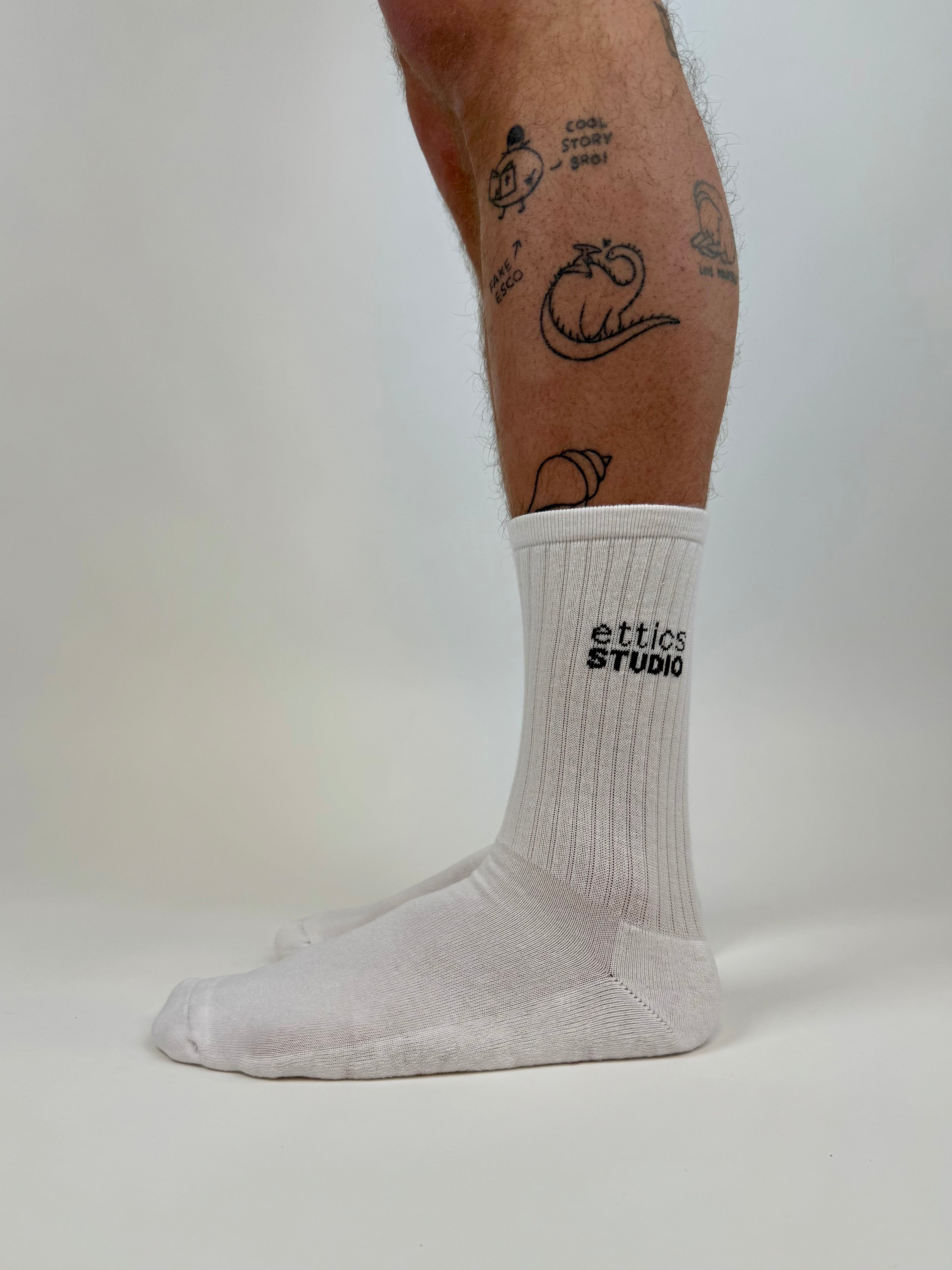 tennis sock logo ettics studio