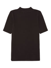 regenerative organic cotton high neck rib chocolate torte