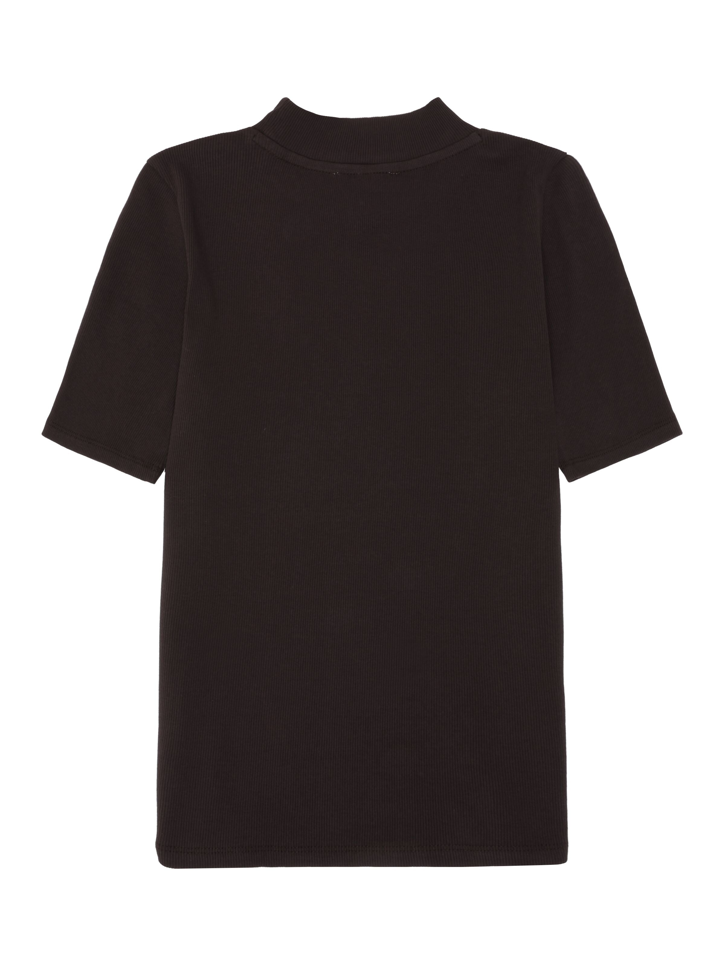 regenerative organic cotton high neck rib chocolate torte