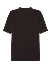 regenerative organic cotton high neck rib chocolate torte