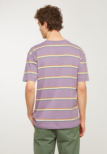 t-shirt rowan stripes grey lilac