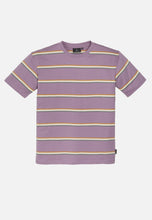 Lade das Bild in den Galerie-Viewer, t-shirt rowan stripes grey lilac