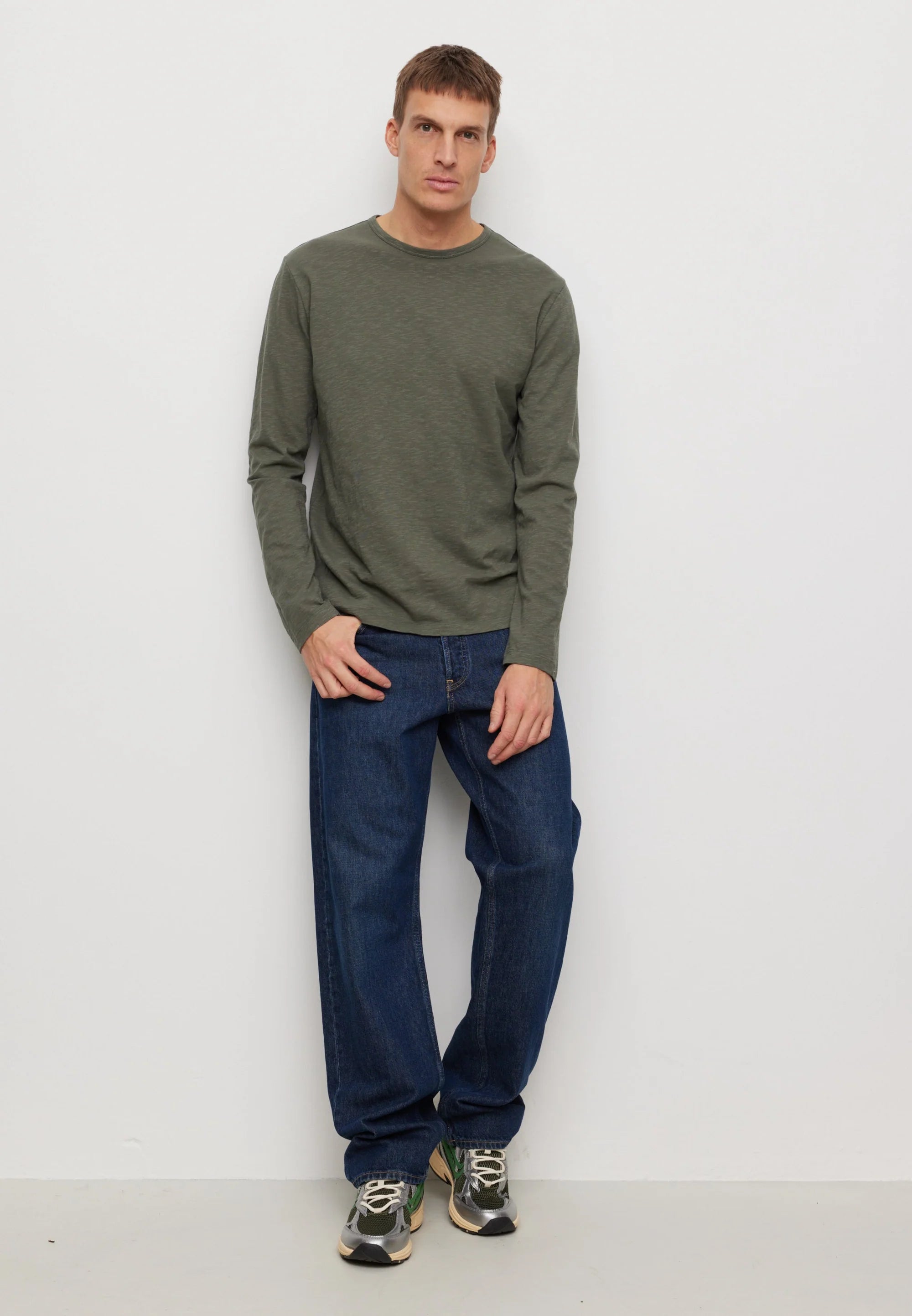 longsleeve maca dark khaki
