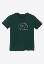 Lade das Bild in den Galerie-Viewer, t-shirt bay simple bike dark green