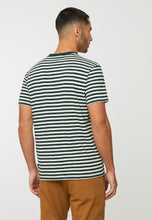 Load image into Gallery viewer, t-shirt delonix stripes dark green