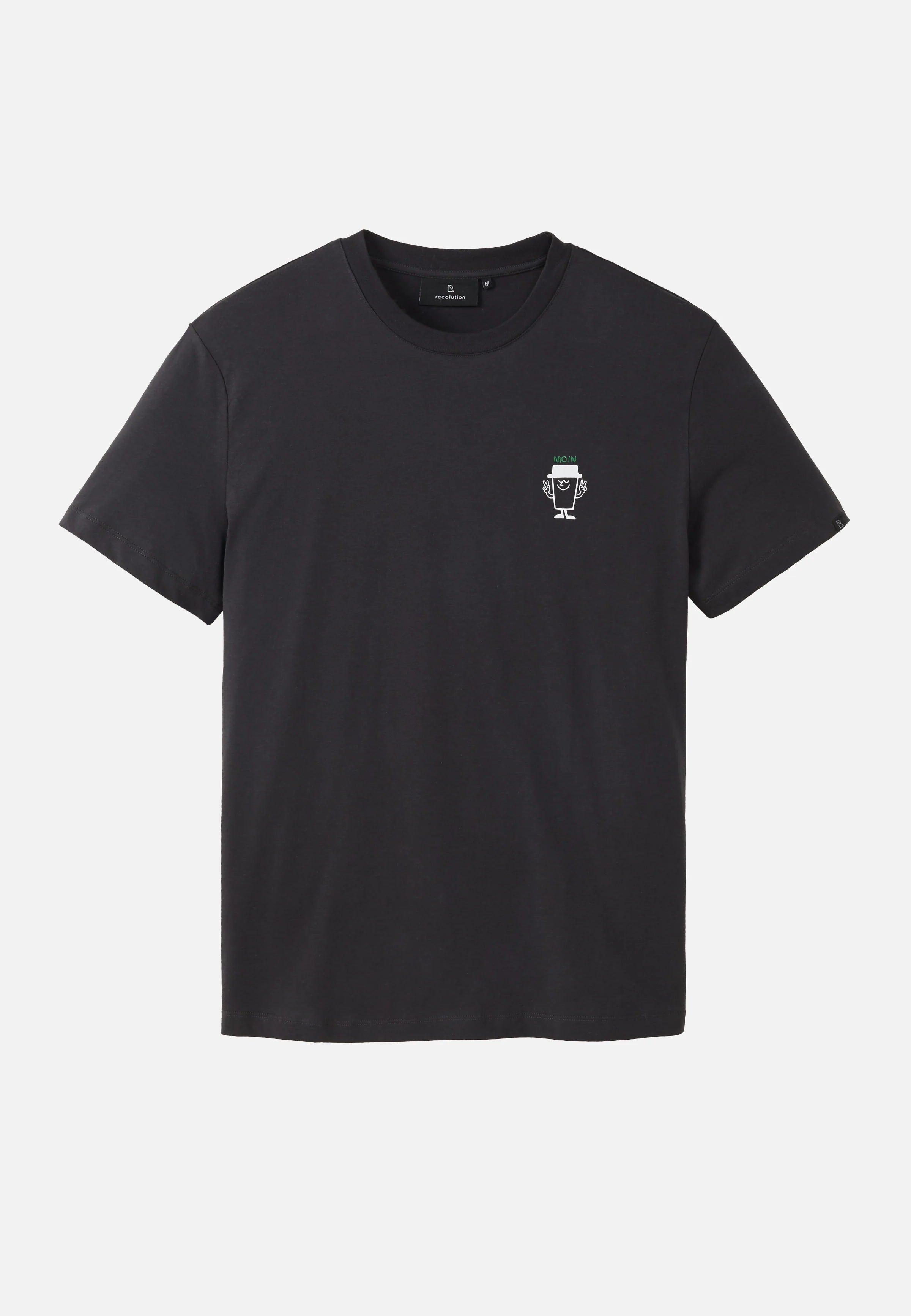 t-shirt agave moin coffee black