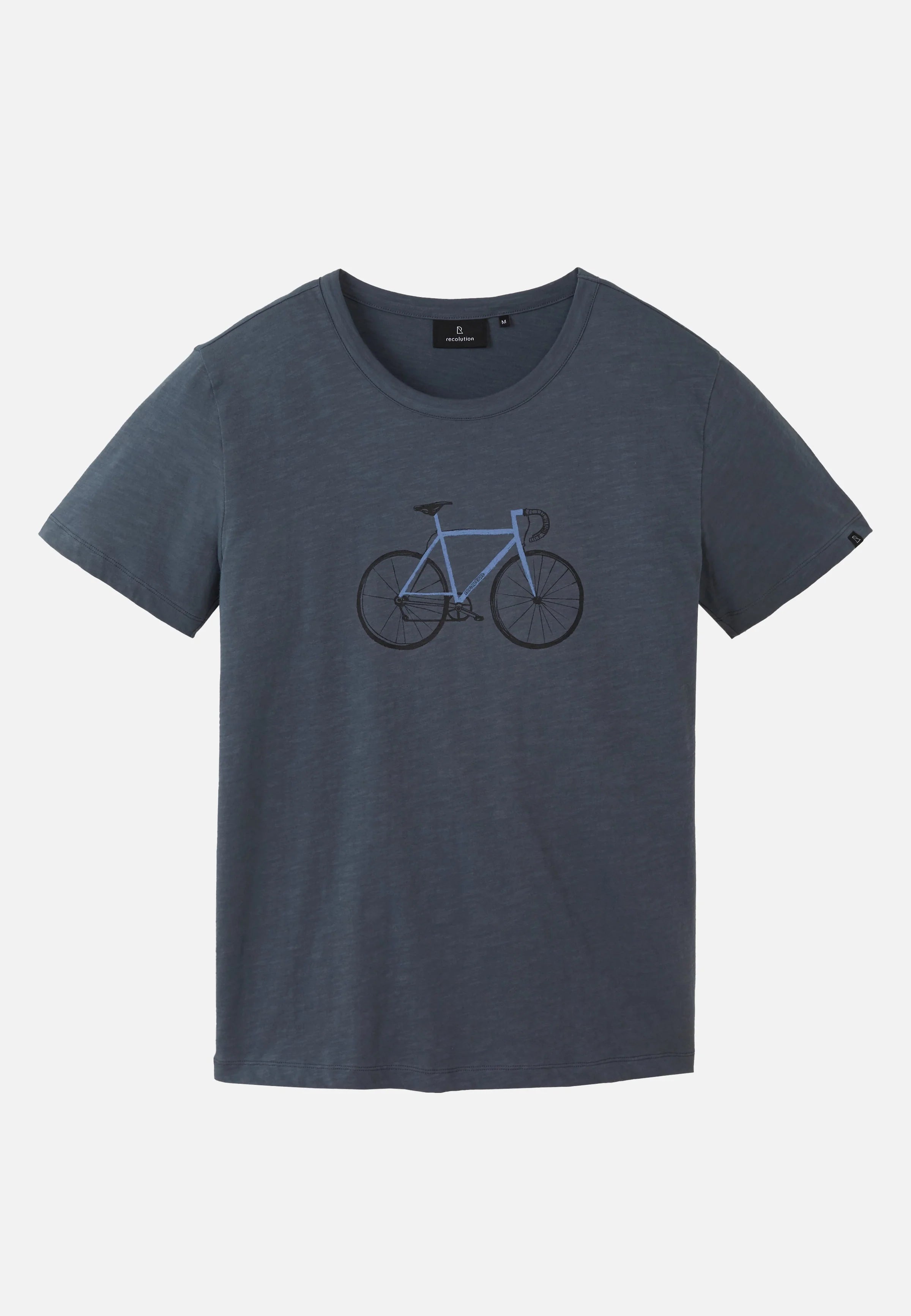 t-shirt bay bike denim blue