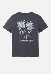 t-shirt agave good vibes dark grey