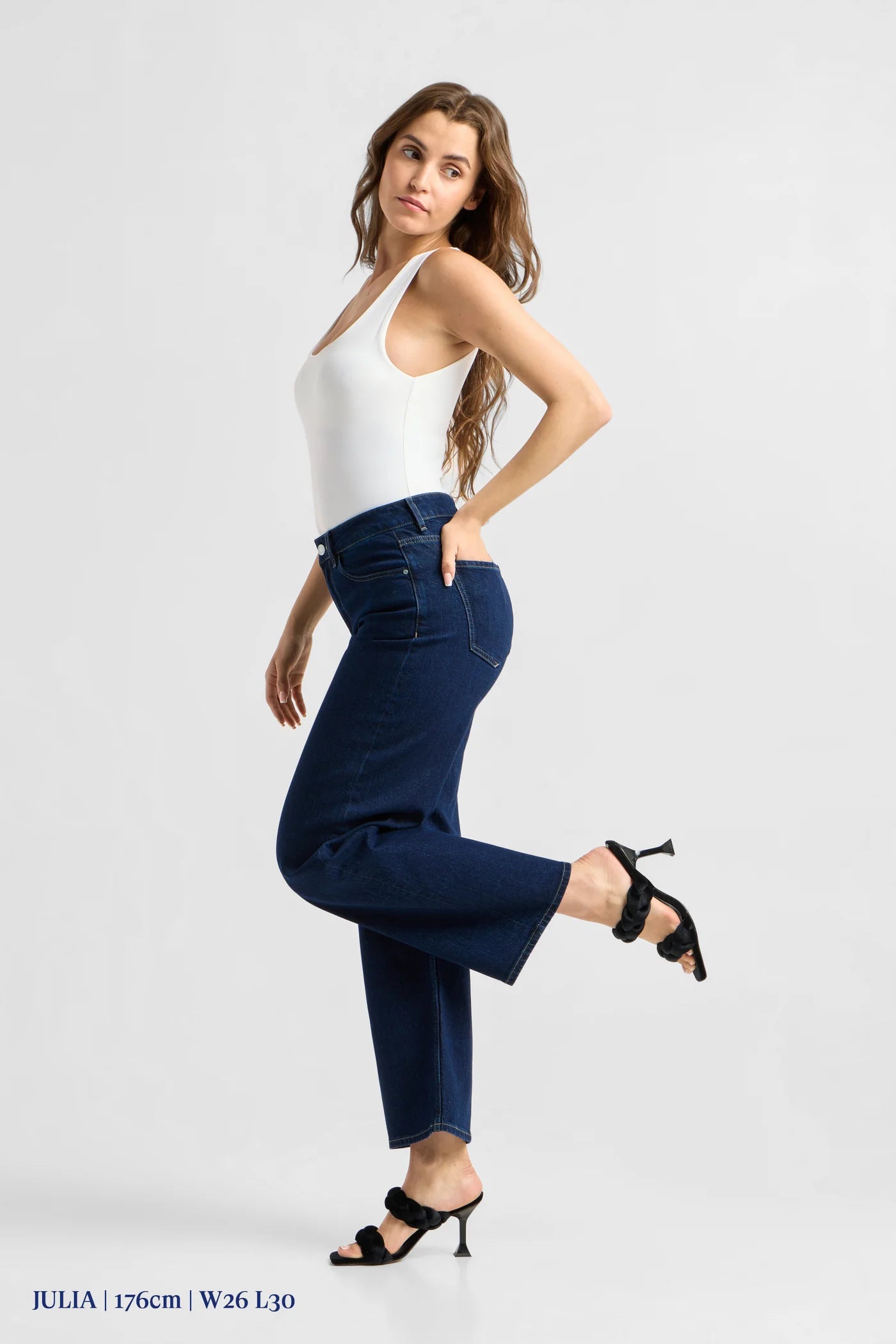 ash barrel leg - classic - dark blue