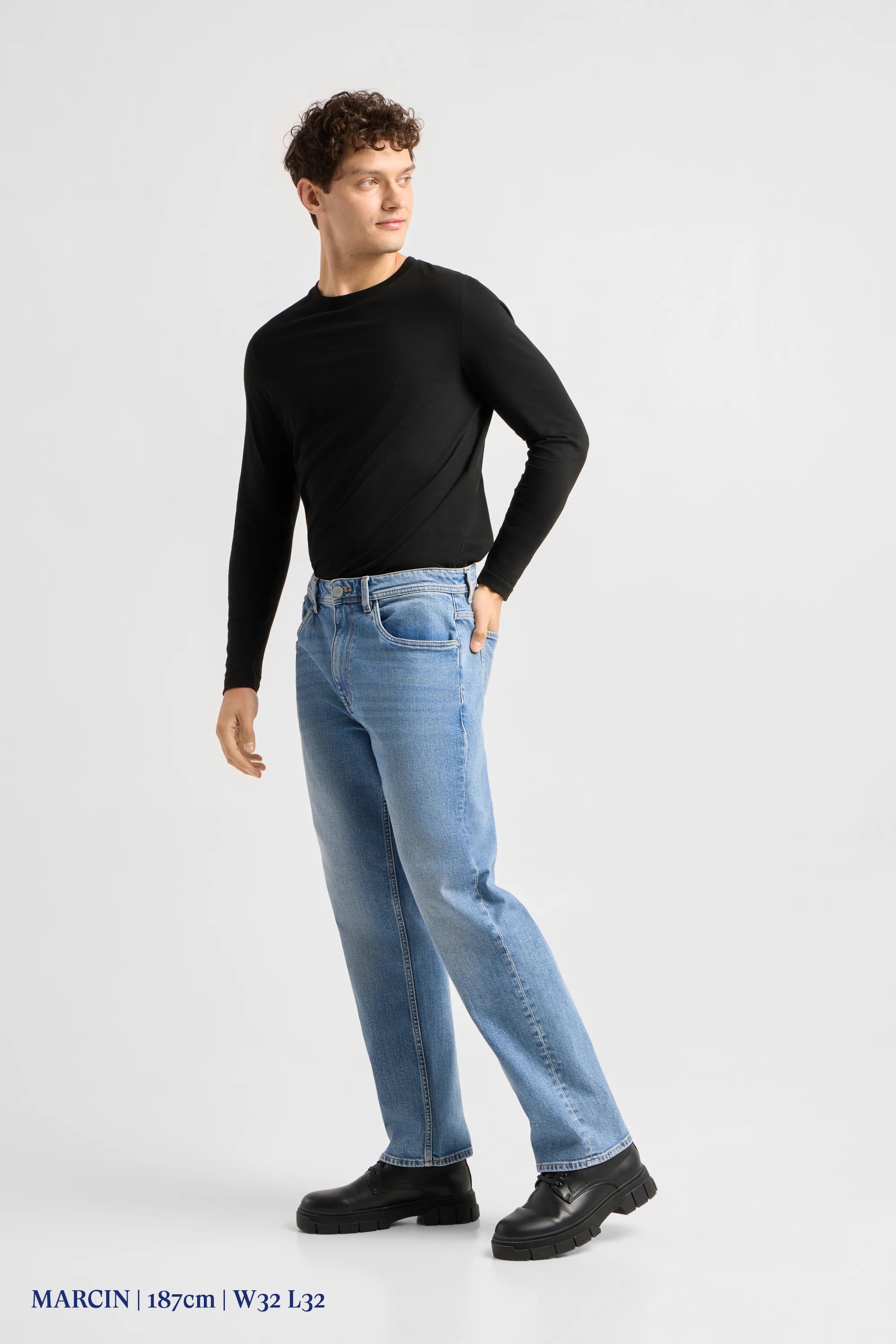 jeans vega - relaxed - vintage blue