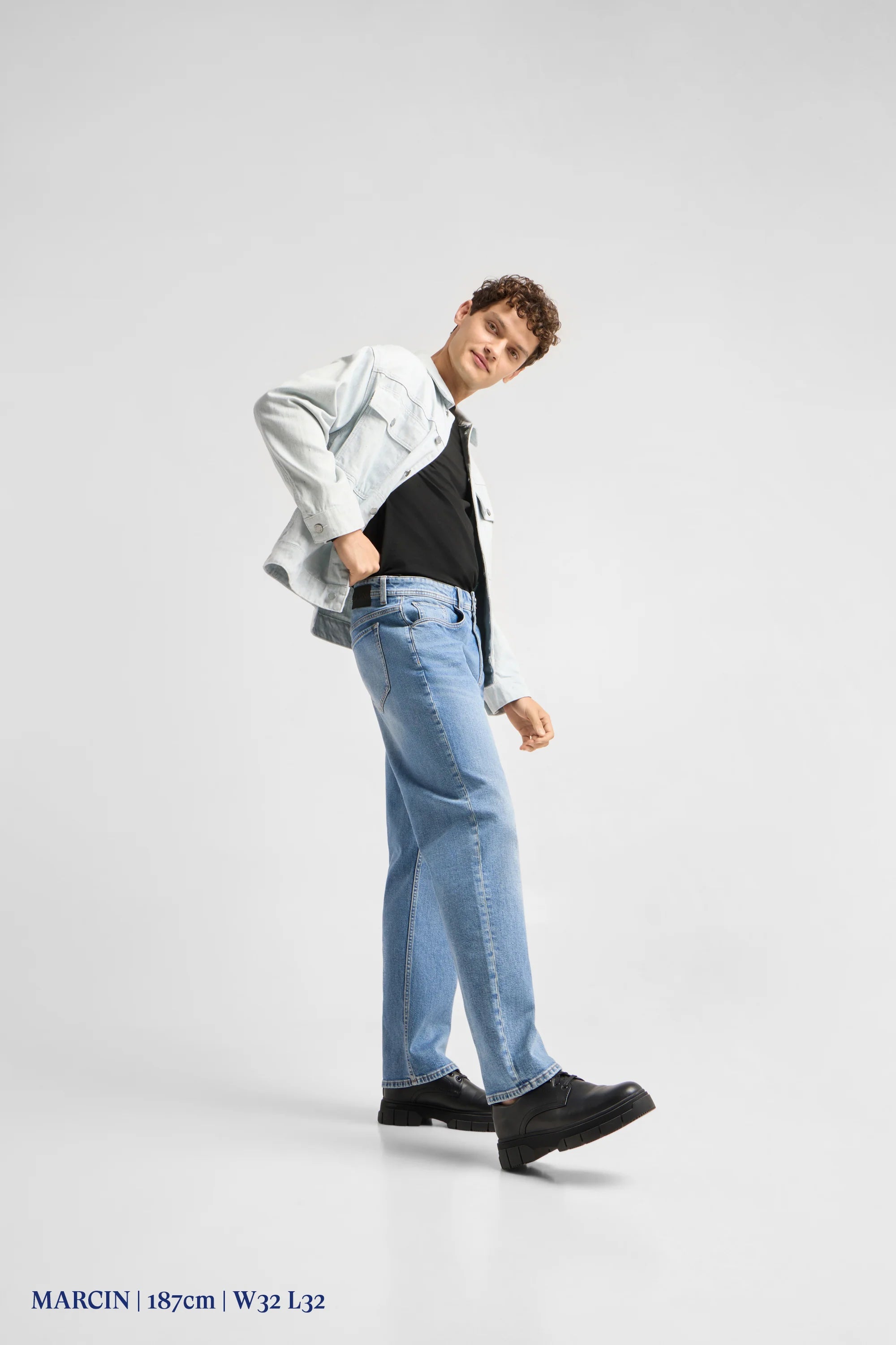 jeans vega - relaxed - vintage blue