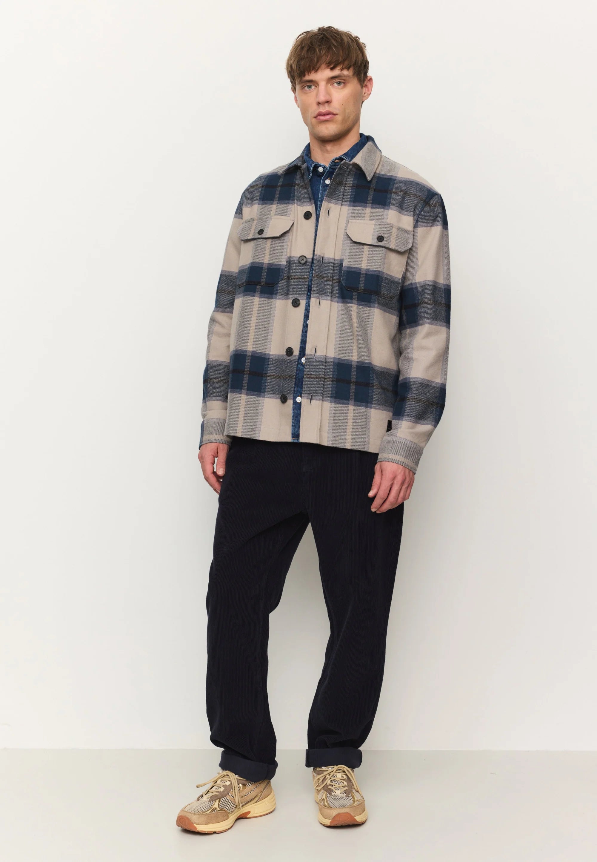 hemd mesquite check navy