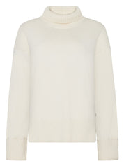 organic cotton crew neck egret