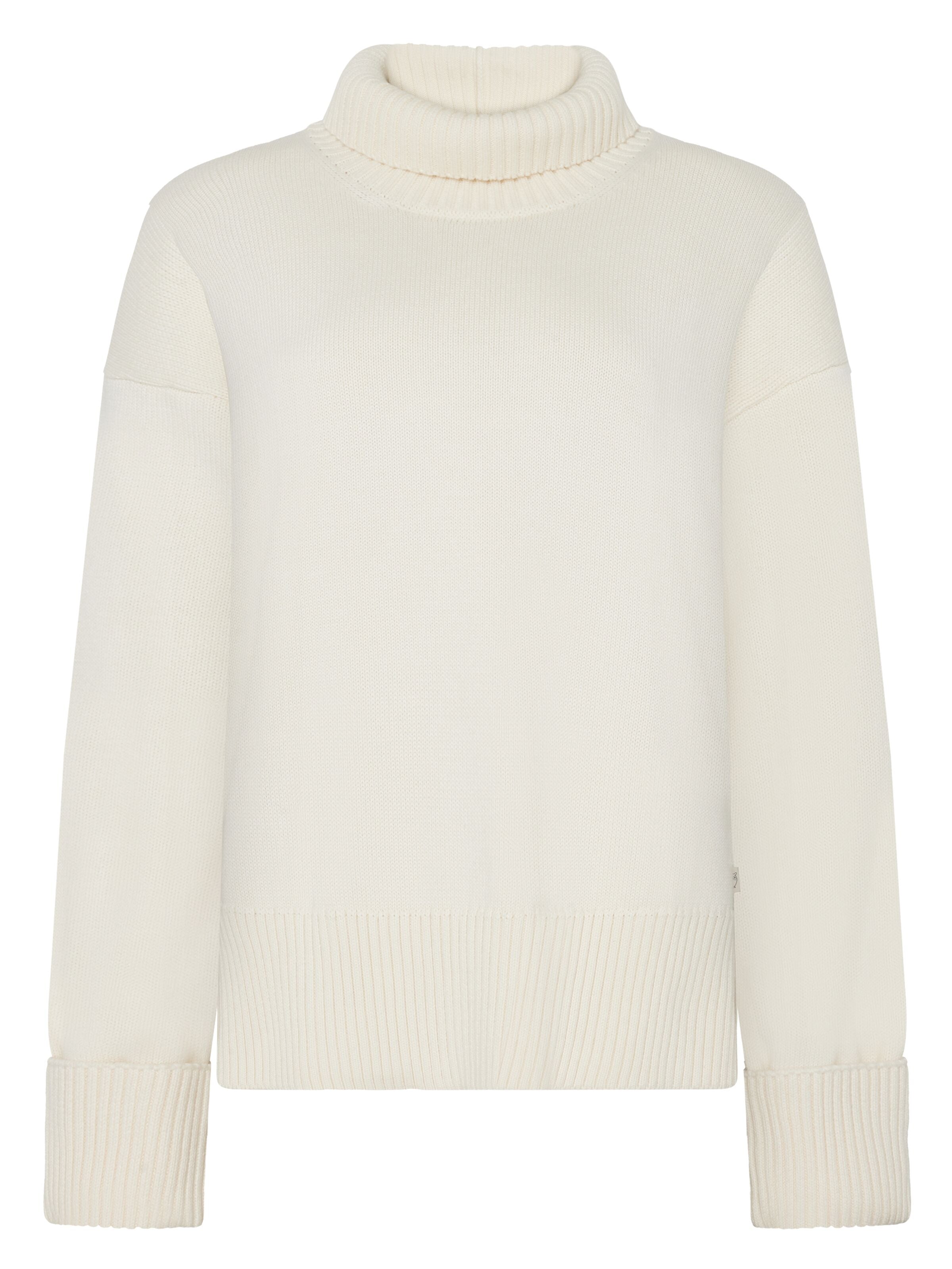 organic cotton crew neck egret