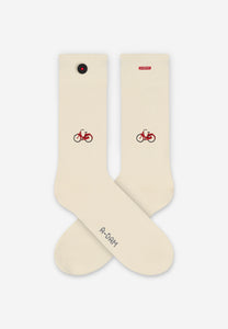 undyed bike socks