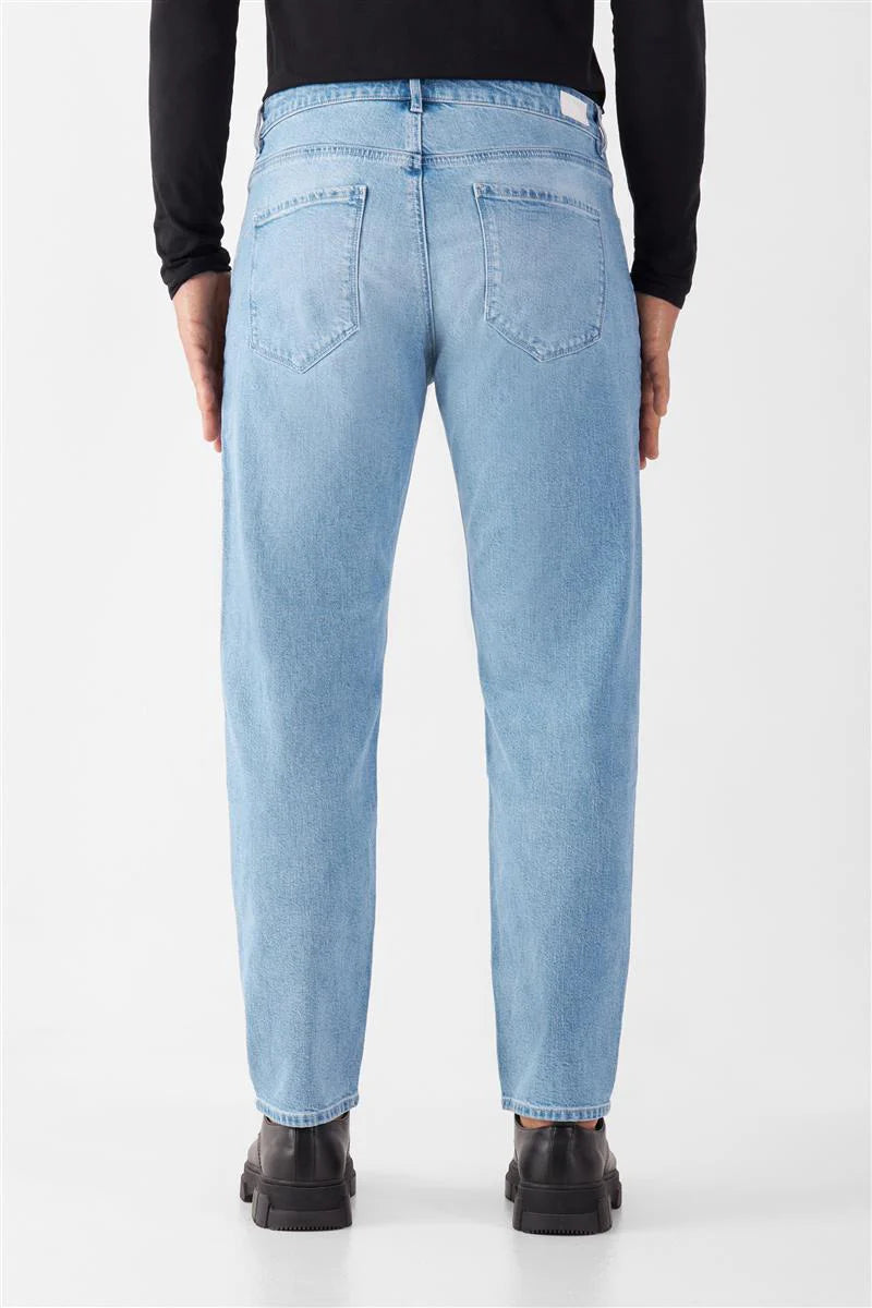 jeans rise basic bright blue