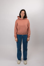 classic organic women's hoodie tabasco red