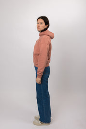 classic organic women's hoodie tabasco red