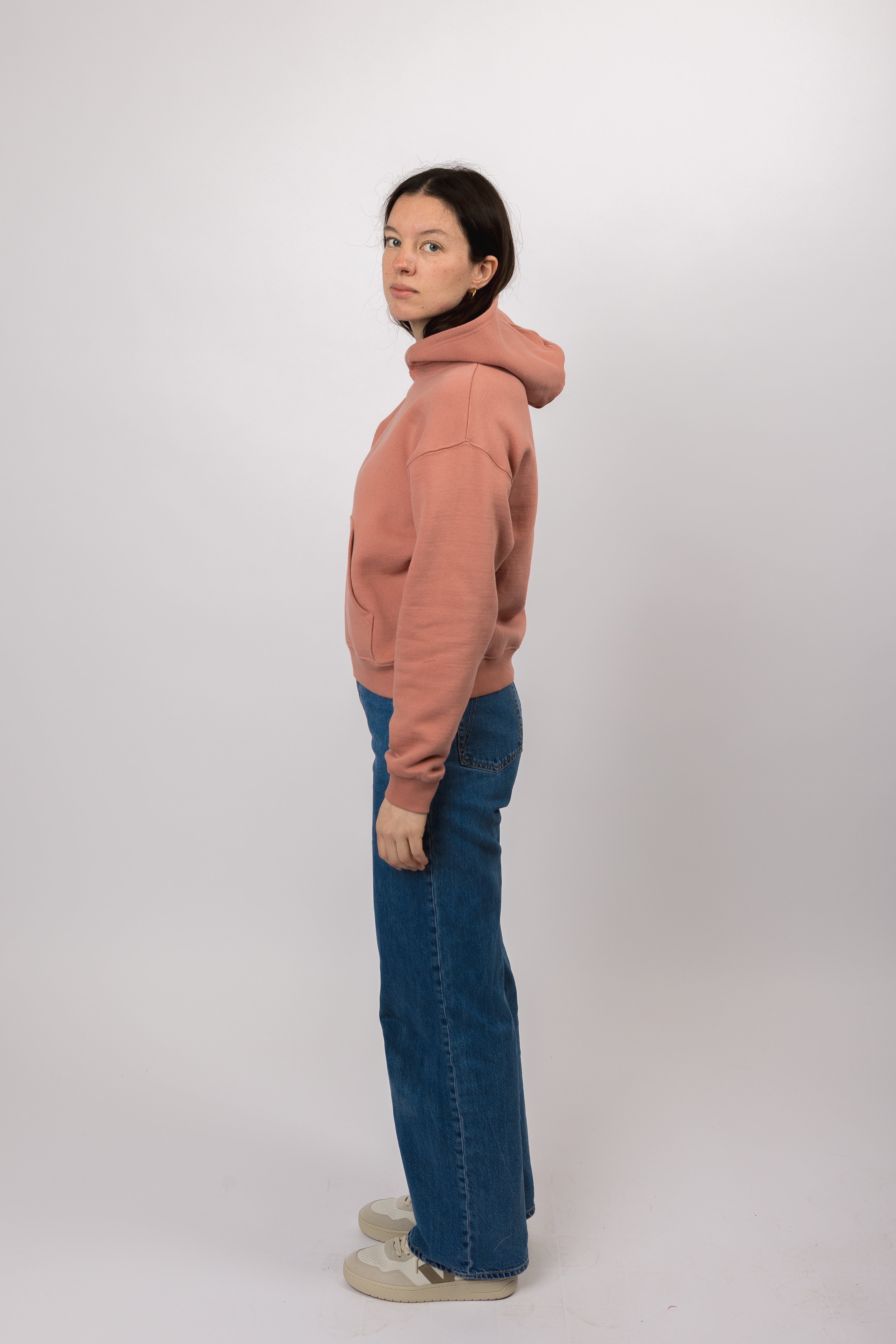 classic organic women's hoodie tabasco red