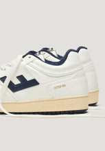 Load image into Gallery viewer, retro 90&#39;s white vanilla navy sneakers