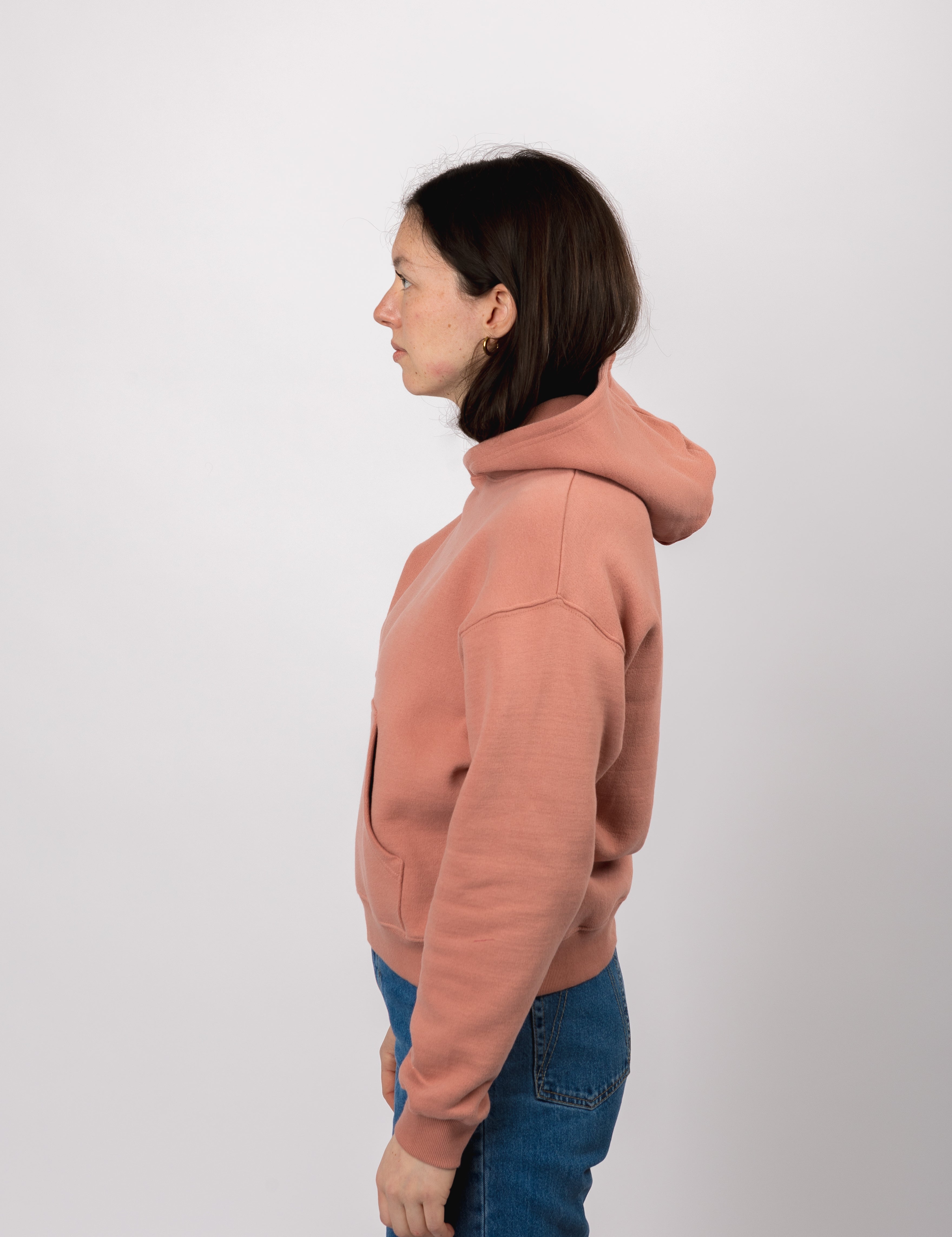 classic organic women's hoodie tabasco red