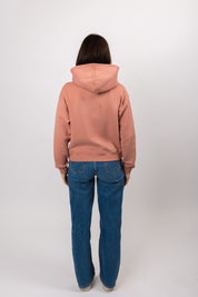 classic organic women's hoodie tabasco red