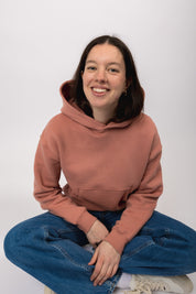classic organic women's hoodie tabasco red