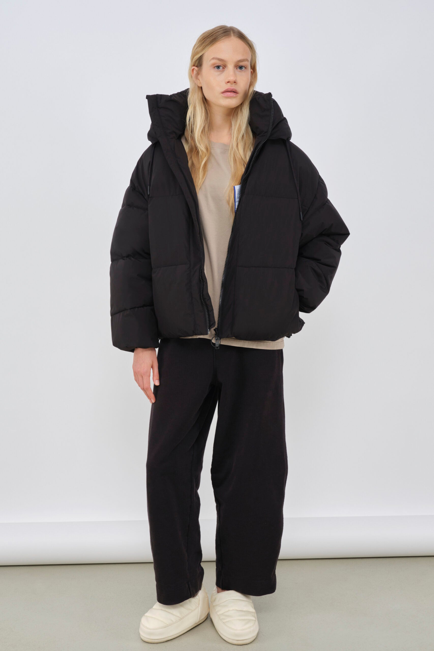 zonza puffer jacket black