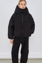 zonza puffer jacket black