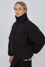 zonza puffer jacket black