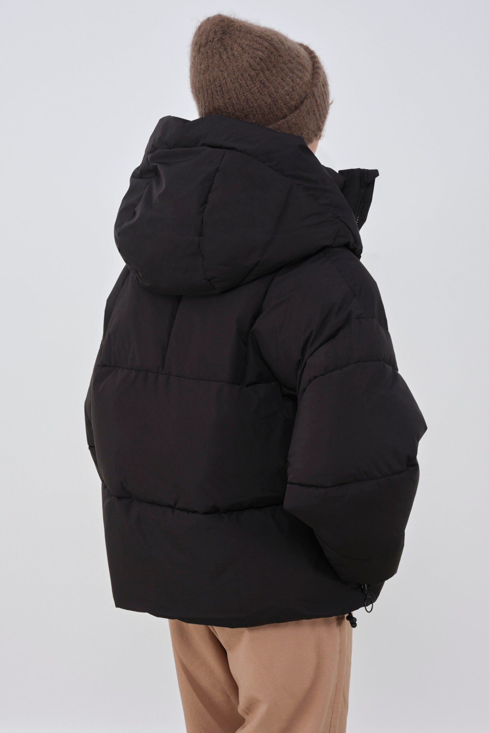 zonza puffer jacket black