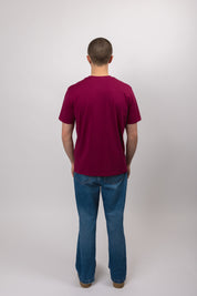 classic organic tee raspberry radiance