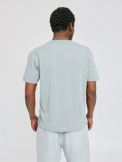 chest pocket t-shirt ice blue