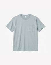 chest pocket t-shirt ice blue