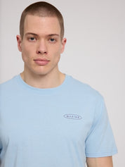 back print t-shirt ice blue/camera