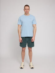 back print t-shirt ice blue/camera