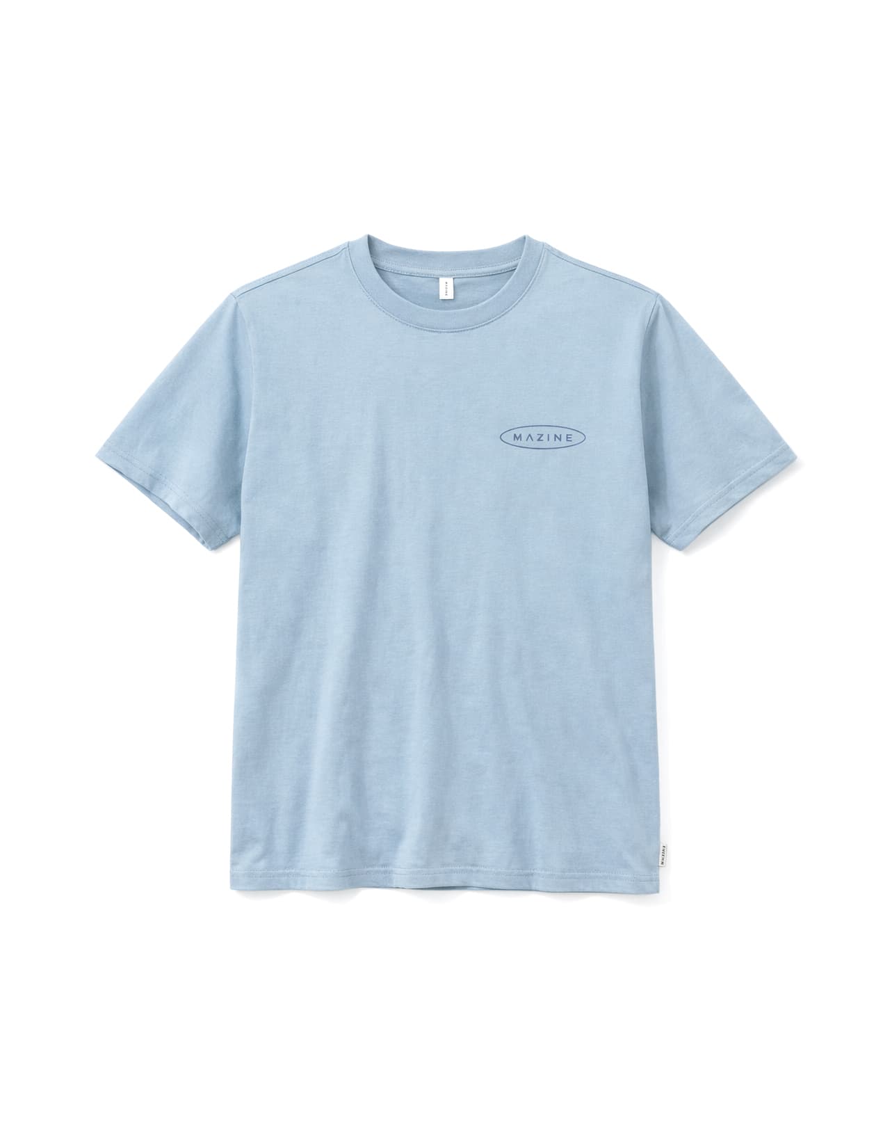 back print t-shirt ice blue/camera