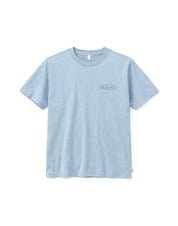 back print t-shirt ice blue/camera