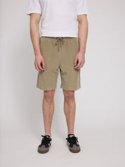 corduroy pull-on shorts light khaki