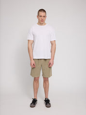 corduroy pull-on shorts light khaki