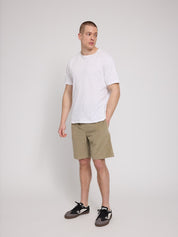 corduroy pull-on shorts light khaki