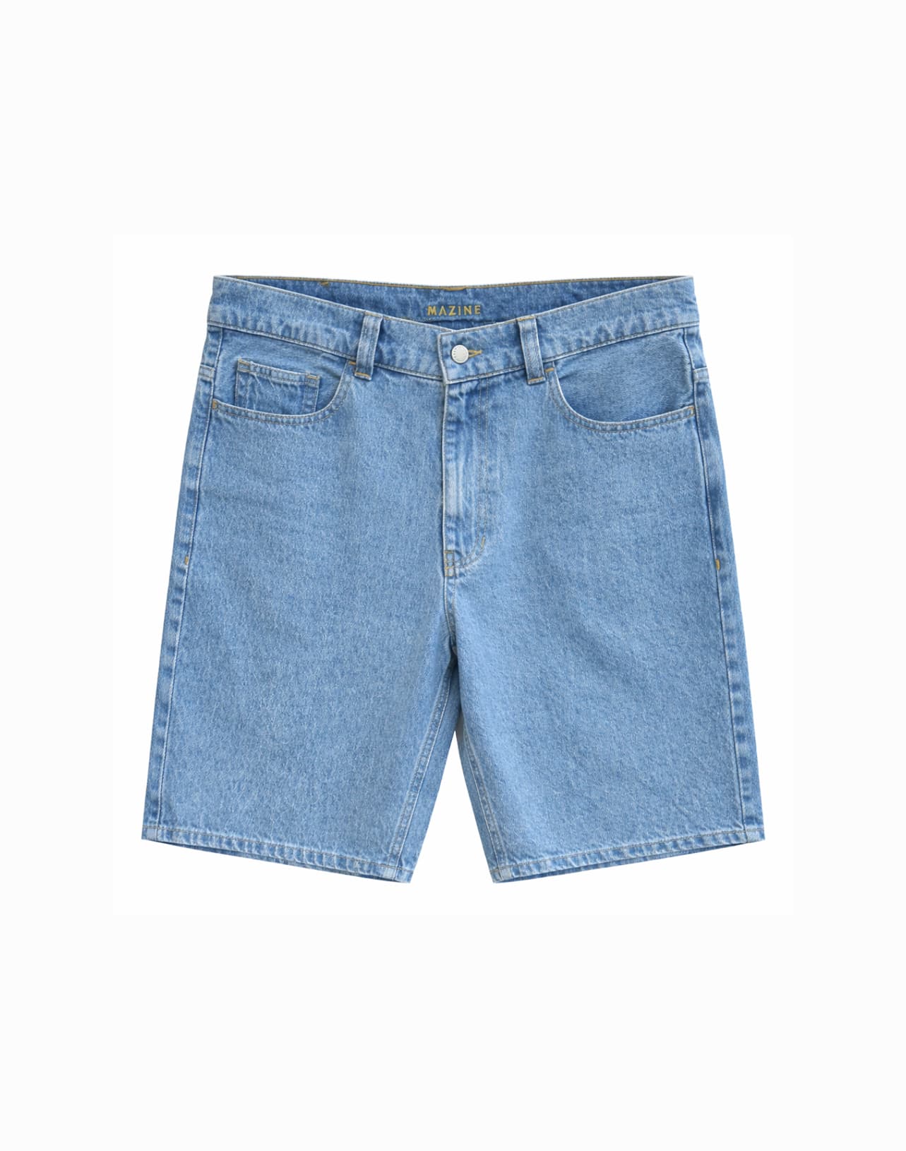 denim shorts light blue wash