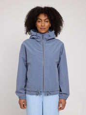 layer look light jacket slate blue